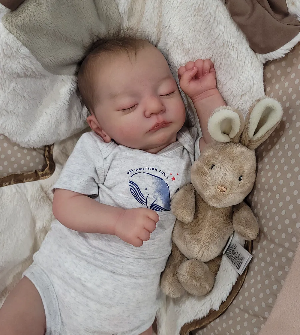 Kai Pre-owned Reborn Baby Doll by Shelly's Reborn Creations | Amy