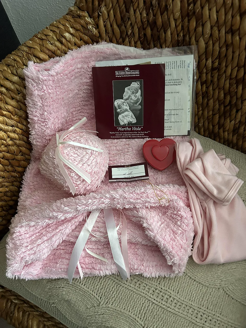 Martha Viola Ashton Drake Cuddle Reborn Baby Doll by Jeanene