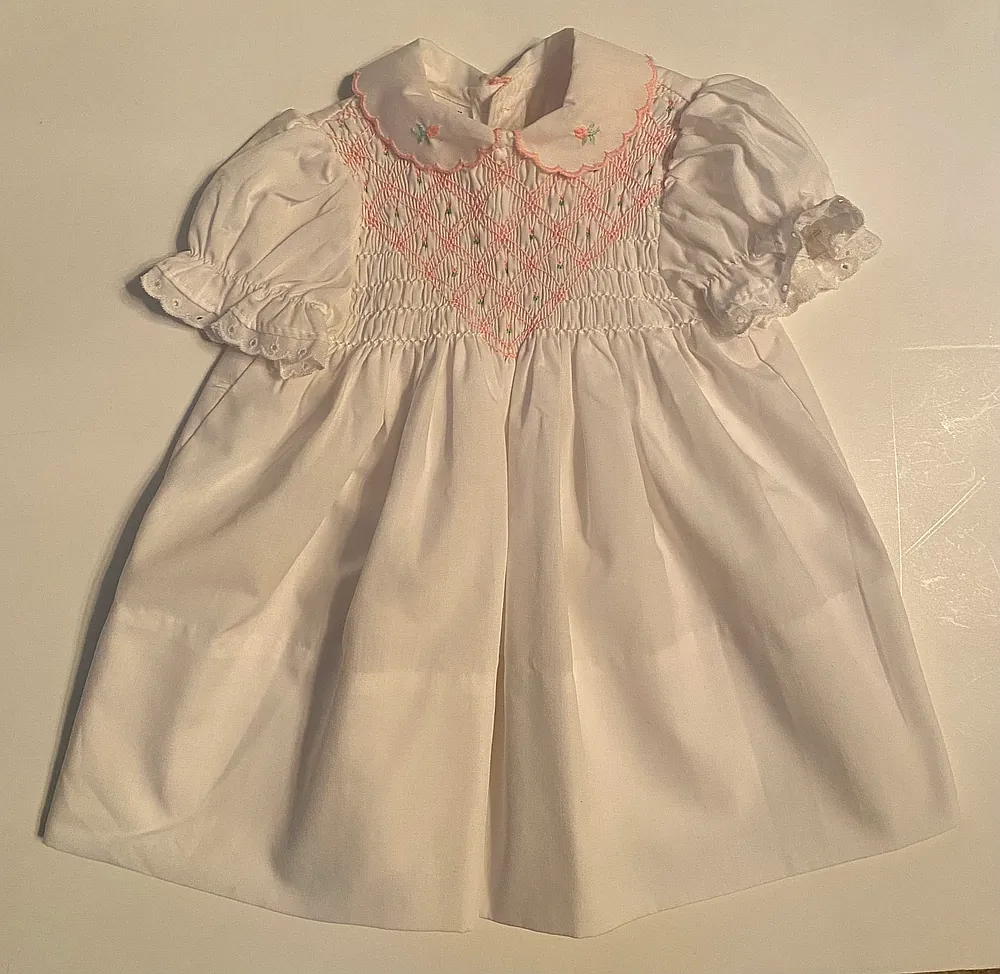 polly flinders dresses Polly Flinders Gingham Flower Collar Dress – Yellow Clover Vintage Kids  Clothes