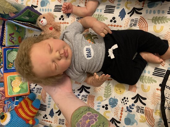 Valentina pre-owned reborn doll by Julie's Reborn Adoption Center