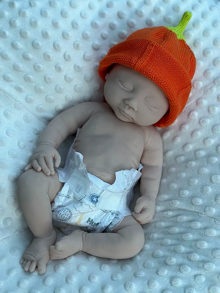 Olive Oliver Silicone Reborn Baby Doll by Ioulia Saulsberry