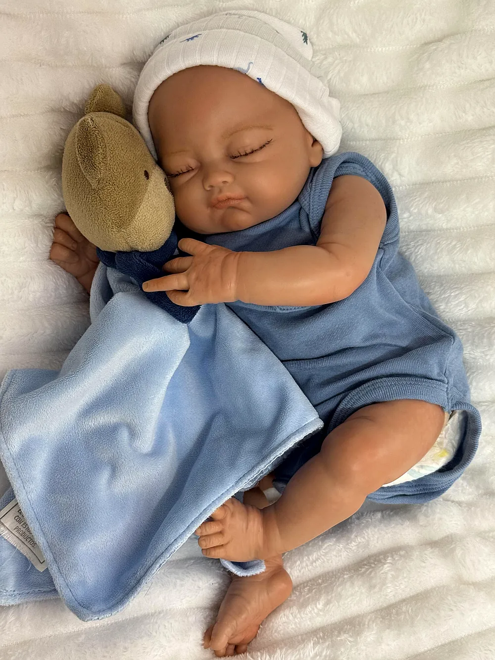 Acheter Baby Doll Reborn Alba Pink 40 cm. avec coussin Arias 98121
