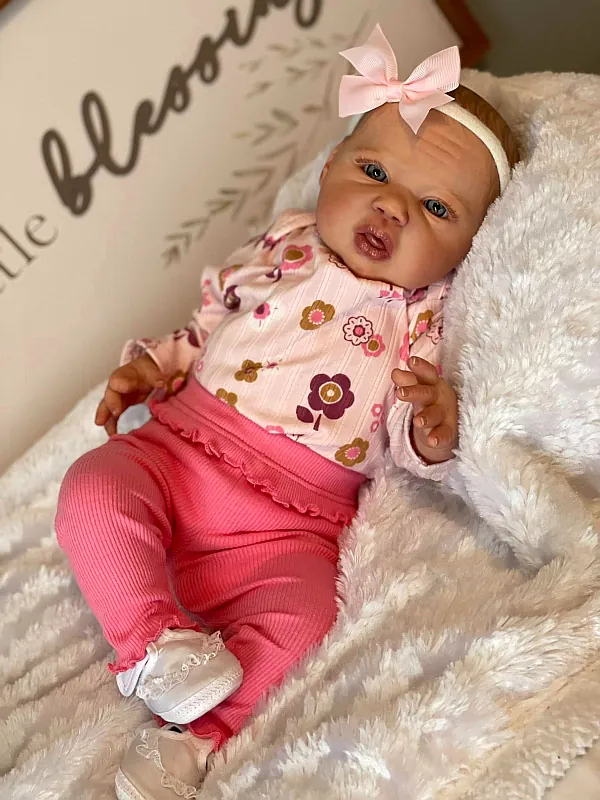 Mira-jo reborn doll by Rita F Massey | Lil Sprouts Nursery