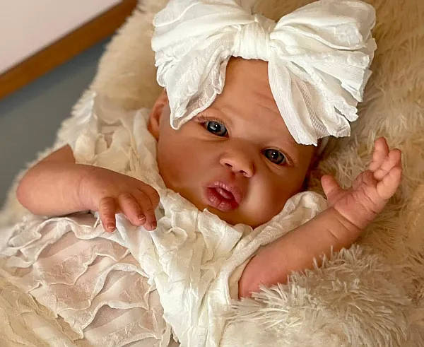 Mira-jo reborn doll by Rita F Massey | Lil Sprouts Nursery