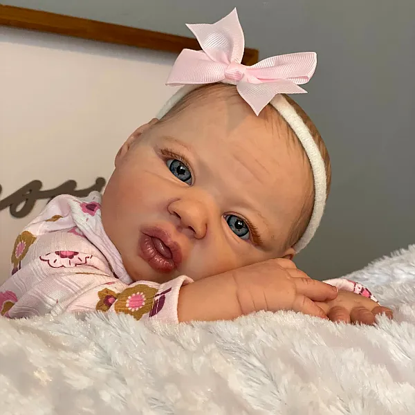 Mira-jo reborn doll by Rita F Massey | Lil Sprouts Nursery
