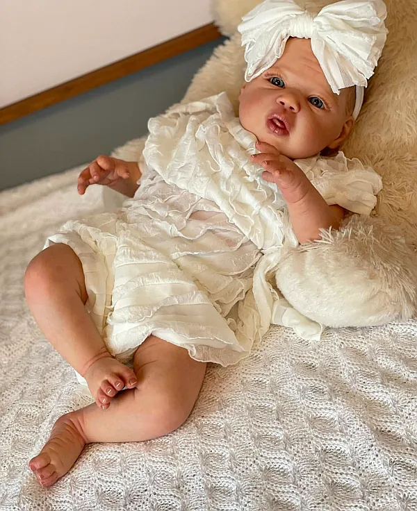 Mira-jo reborn doll by Rita F Massey | Lil Sprouts Nursery