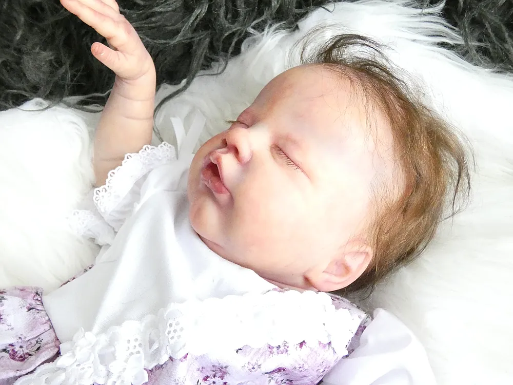 Primrose Asleep Reborn Baby Doll by Isabelle Durocher | Léabelle
