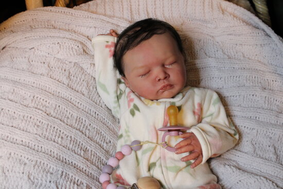 Leif Asleep Reborn Baby Doll by Rebecca Criswell | Wytchwood Nursery