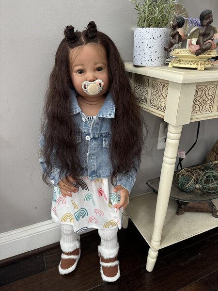 Leonie reborn doll by Donyelle V. Burney | Donyelle's Art Dolls, LLC