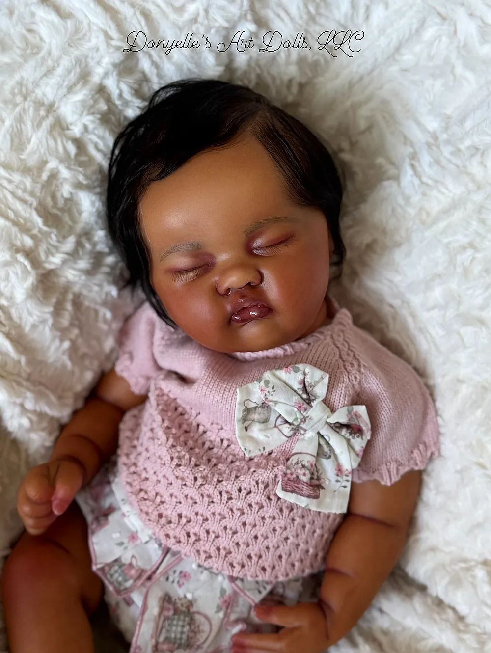 Ashia Reborn Baby Doll by Donyelle V. Burney | Donyelle's Art