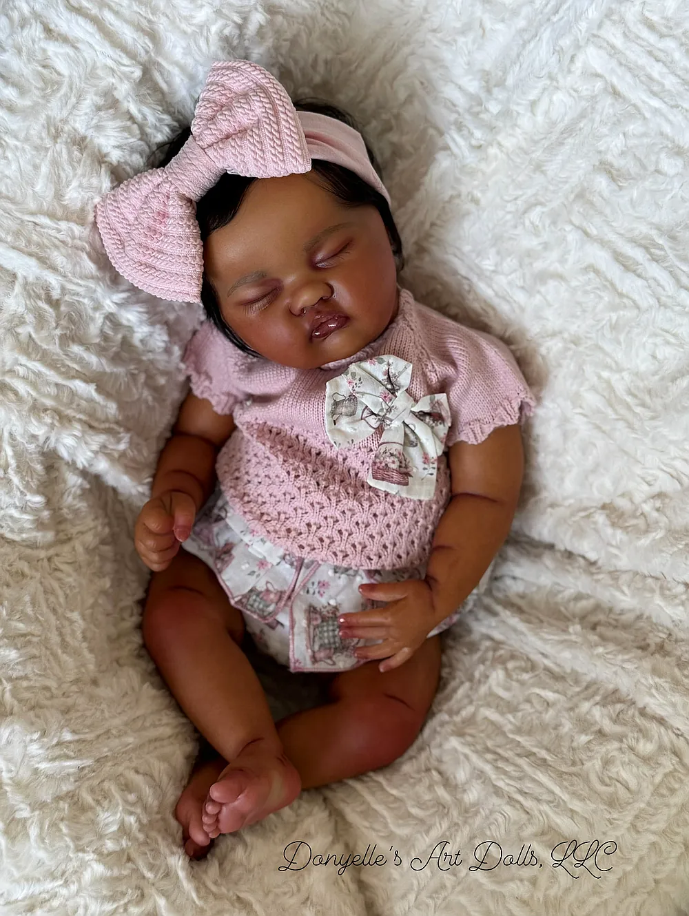 リボーンドール　ashia Ashia Reborn Baby Doll by Donyelle V. Burney | Donyelle's Art
