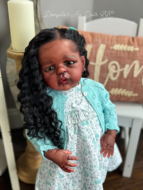 Leonie Reborn Baby Doll by Donyelle V. Burney | Donyelle's Art
