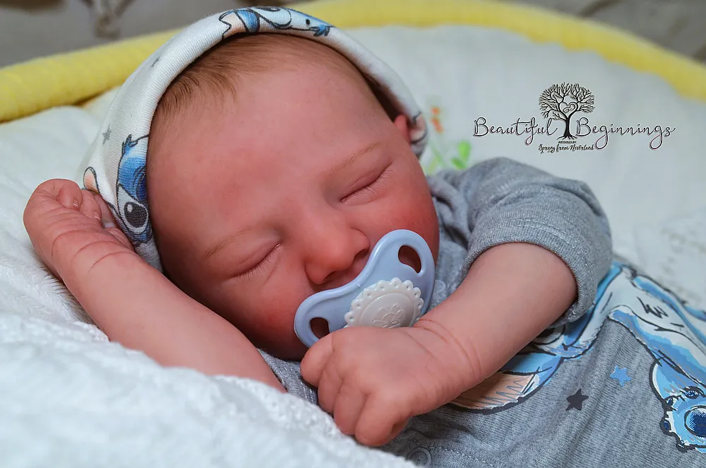 baby sleeping on bownsor (2020 原画) Jaxson by Andrea Porco from Sprung from Neverland Reborns on