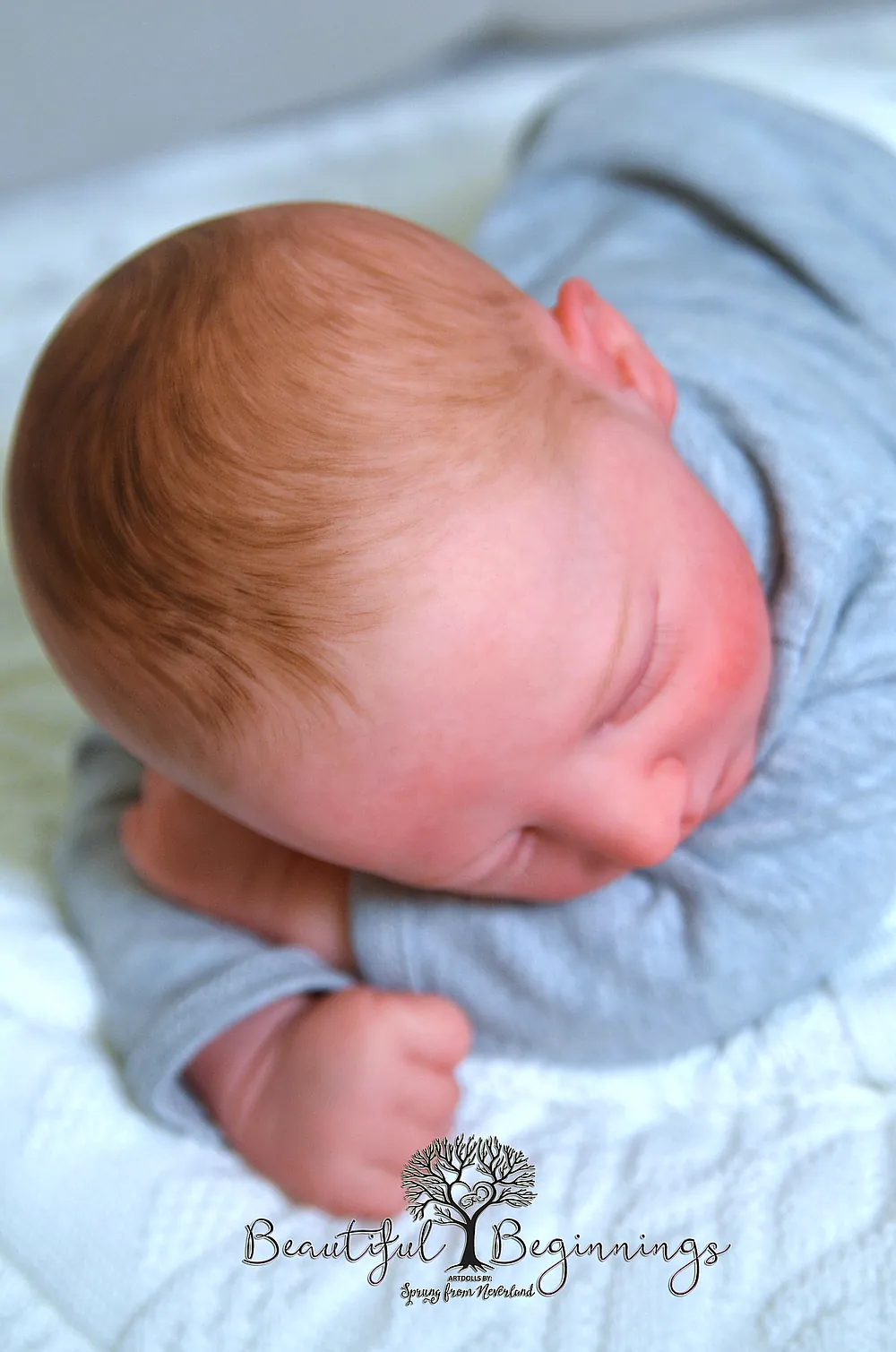 baby sleeping on bownsor (2020 原画) Jaxson by Andrea Porco from Sprung from Neverland Reborns on