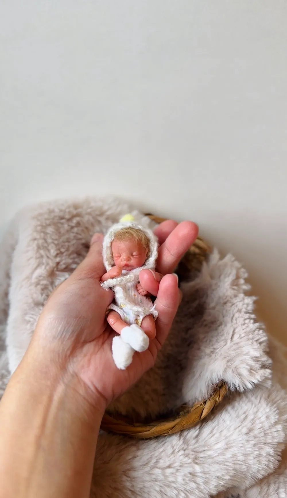 Micro Lemon Cuddle Reborn Baby Doll by Adriana Pozos | Poddlings Buds