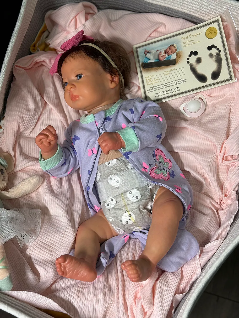 Mary Awake Reborn Baby Doll by Amy Adkins | Amys Reborn Creations