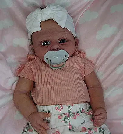 Chun Mei Pre-owned Reborn Baby Doll by Karen Potter (karen's
