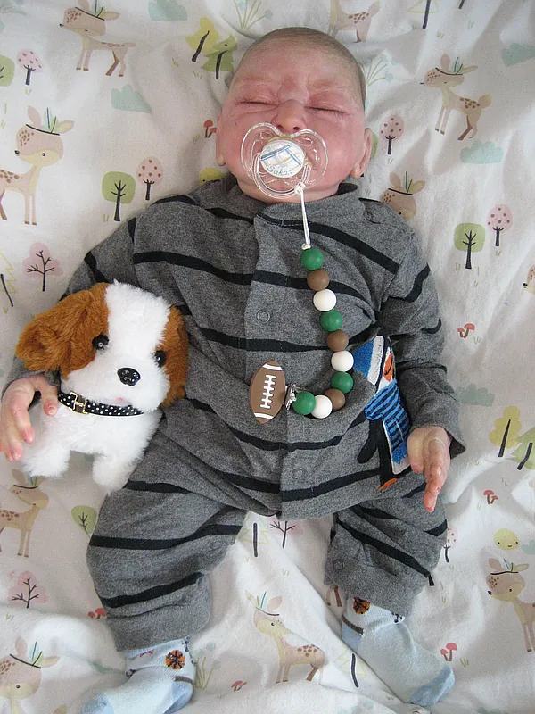 Chun Mei Pre-owned Reborn Baby Doll by Karen Potter (karen's