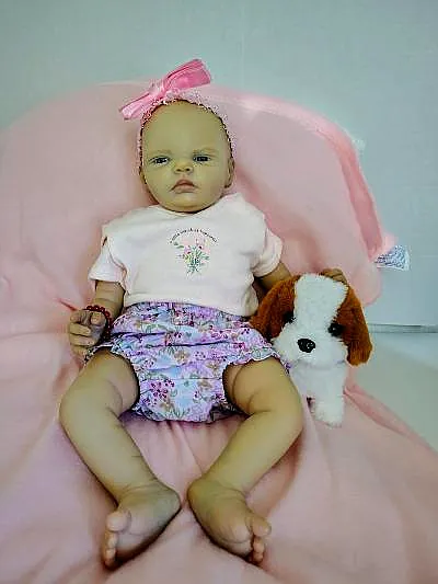 Chun Mei Pre-owned Reborn Baby Doll by Karen Potter (karen's