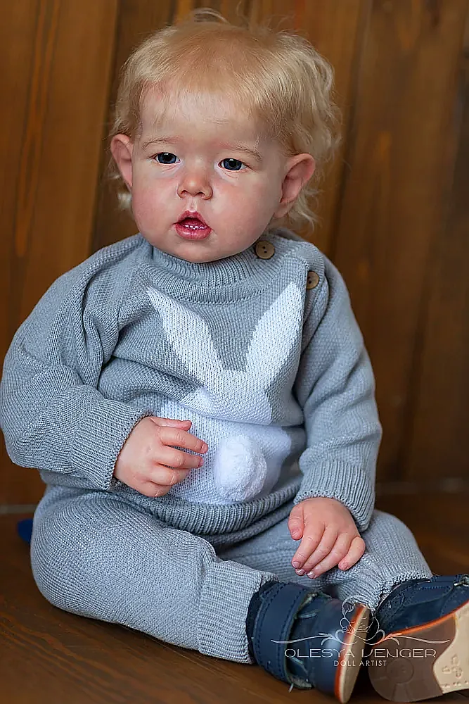 bébé reborn réaliste éveillé Liam