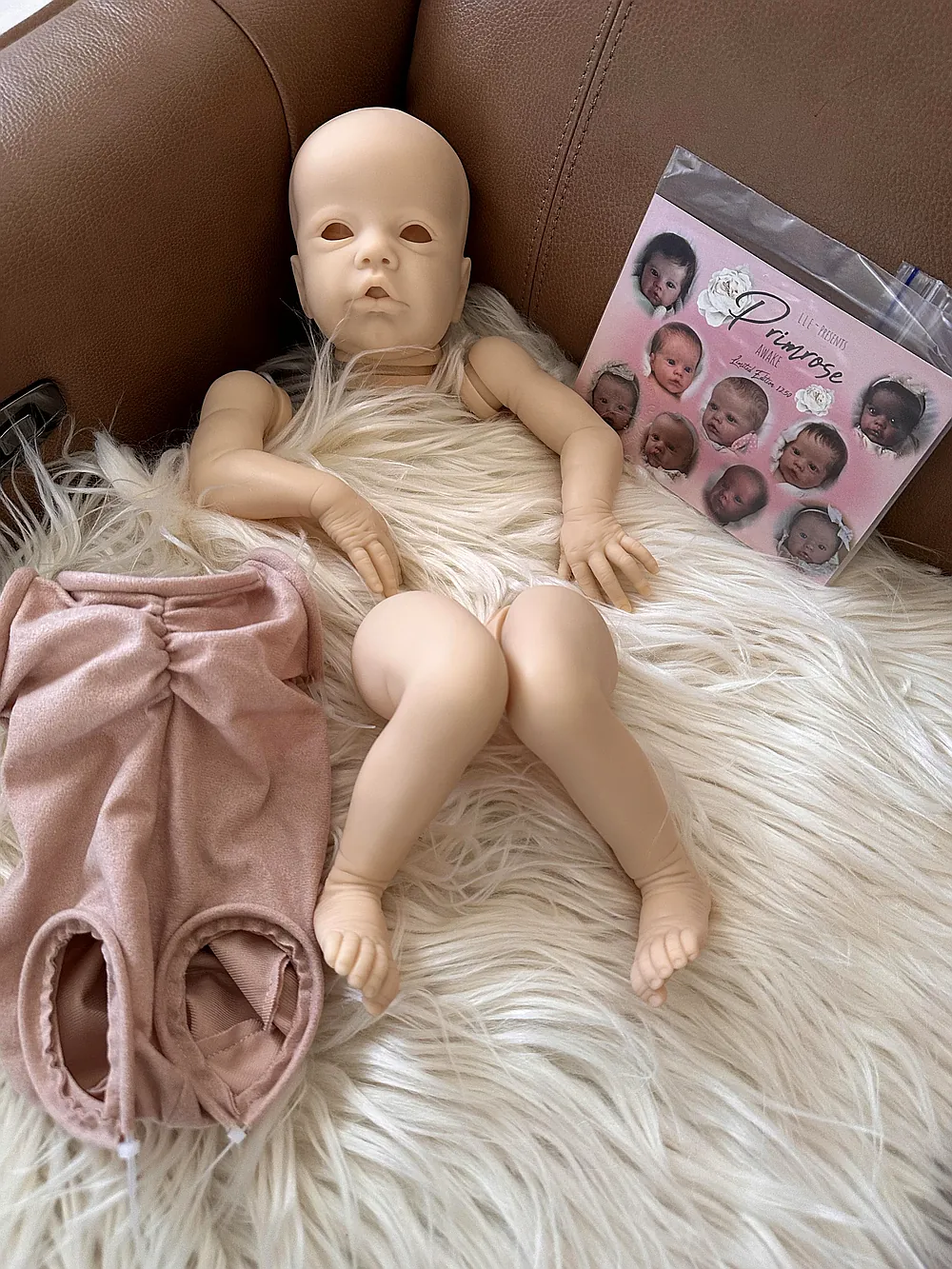Primrose Awake Reborn Doll Kit by T. Alexander | Blushing Beauty