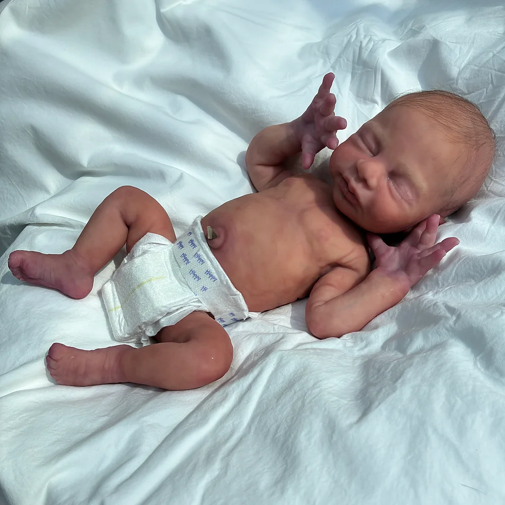 Gaia Silicone Reborn Baby Doll by Kelly Denée | Golden Angels Nursery
