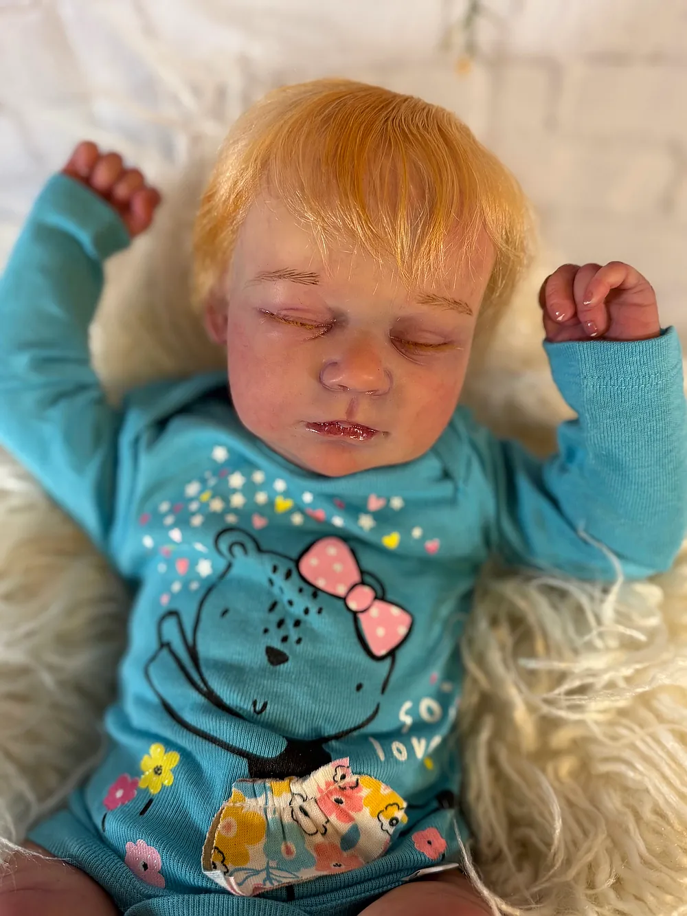 Marnie Asleep reborn doll by Mary E Kavlich | Little Grace Nursery