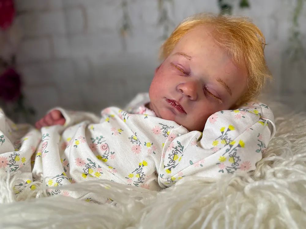 Marnie Asleep reborn doll by Mary E Kavlich | Little Grace Nursery
