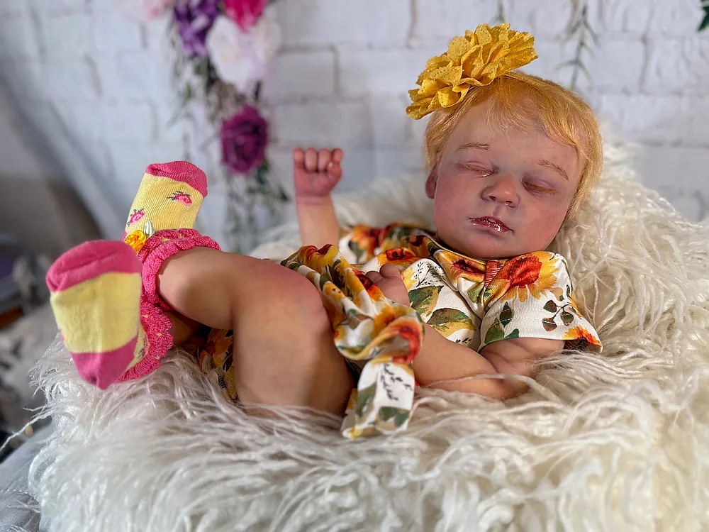 Marnie Asleep Reborn Baby Doll by Mary E Kavlich | Little Grace