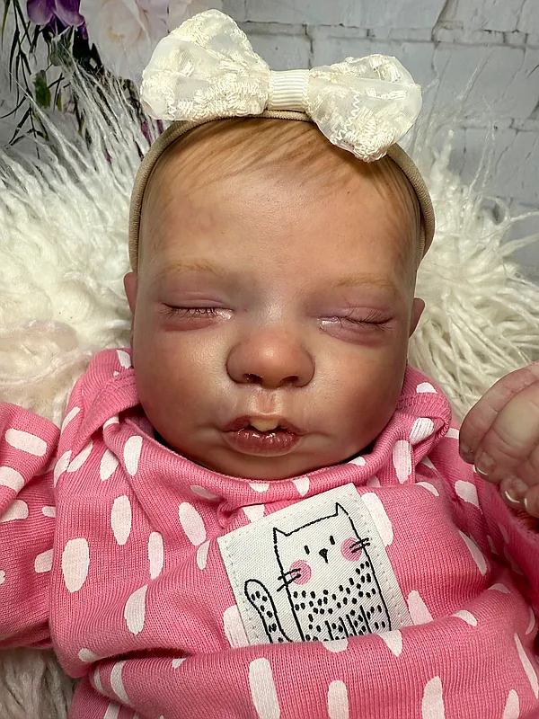Marnie Asleep reborn doll by Mary E Kavlich | Little Grace Nursery