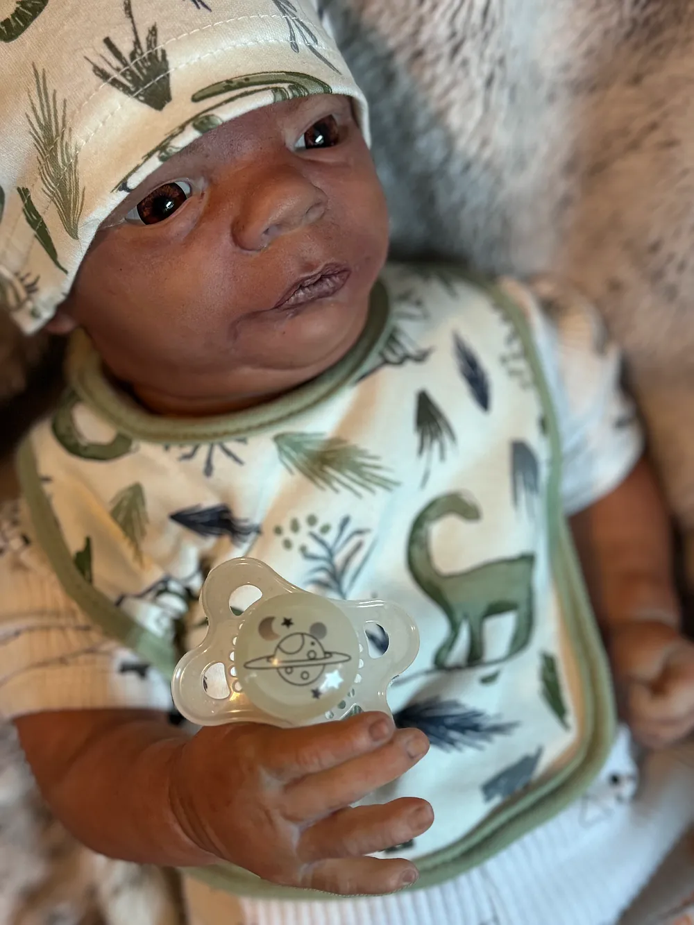 Charles Awake Boo Boo Reborn Baby Doll by Tamie Bartlett