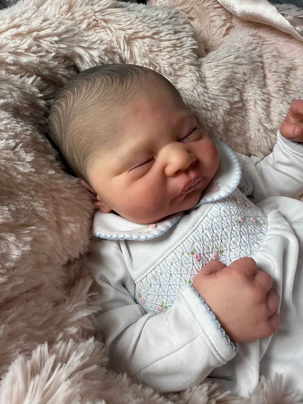 Leandre Pre-owned Reborn Baby Doll by Lhing Reborn Nursery | Sweet