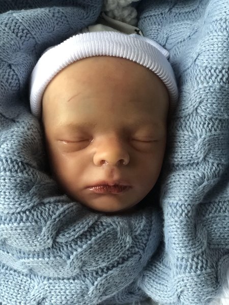 Leif Sleeping Reborn Baby Doll by Kimberly D. Murray | Lil Toes