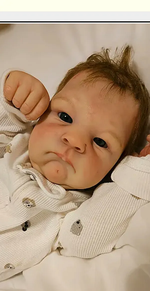 Mary Awake pre-owned reborn doll for sale by Jennifer Fewell | My