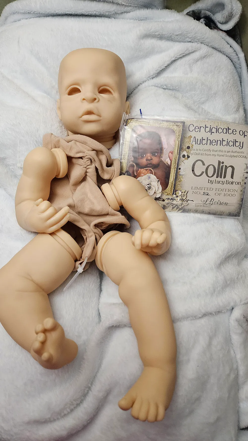 Colin Reborn Doll Kit by Michele Farren | Little Loves by One L