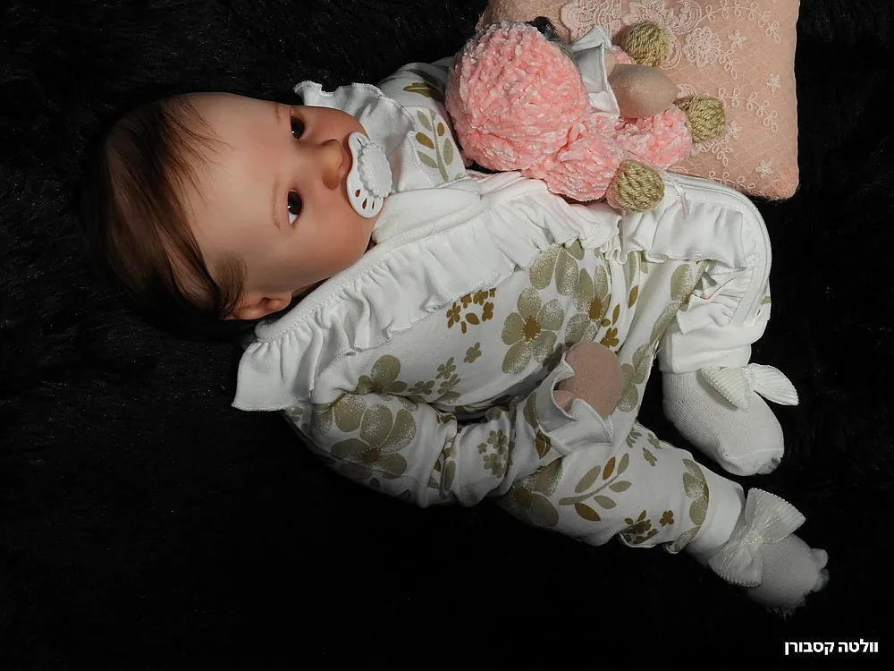 Mary Awake - Cuddly Cuddle Reborn Baby Doll by Voleta Casborn | Mm