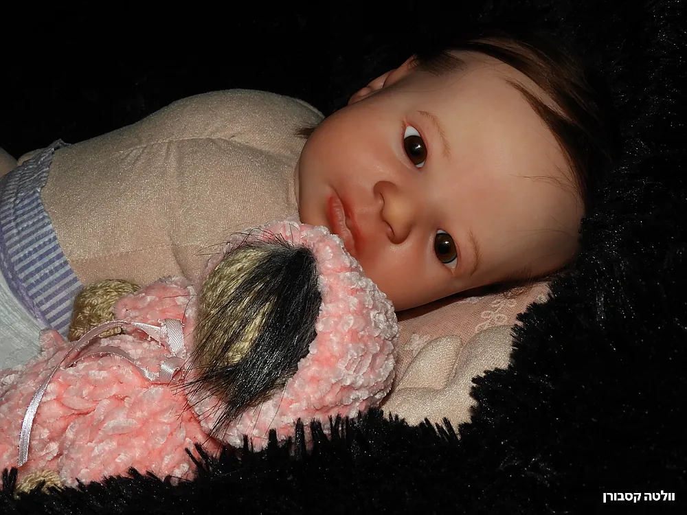 Mary Awake - Cuddly Cuddle Reborn Baby Doll by Voleta Casborn | Mm