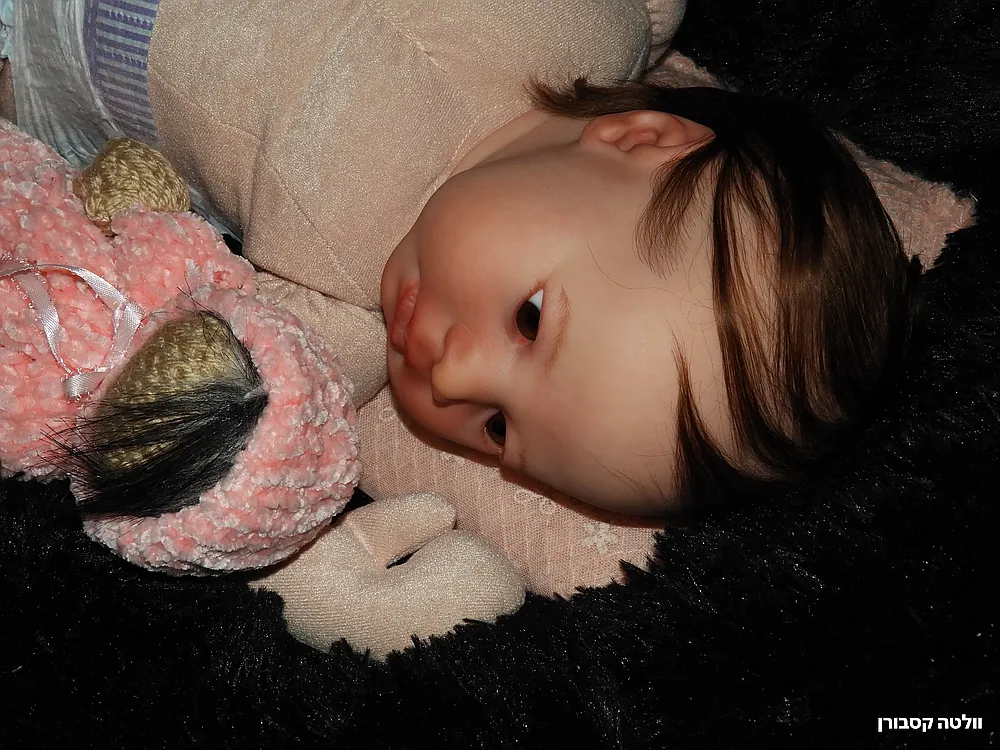 Mary Awake - Cuddly Cuddle Reborn Baby Doll by Voleta Casborn | Mm