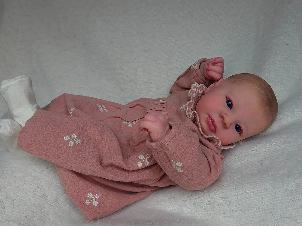 Mary Awake Reborn Baby Doll by Melissa O'neill | Hand Crafted Babies