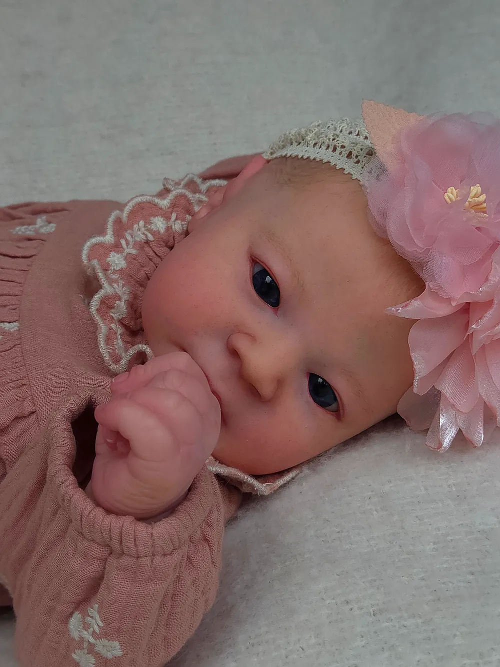 Mary Awake Reborn Baby Doll by Melissa O'neill | Hand Crafted Babies