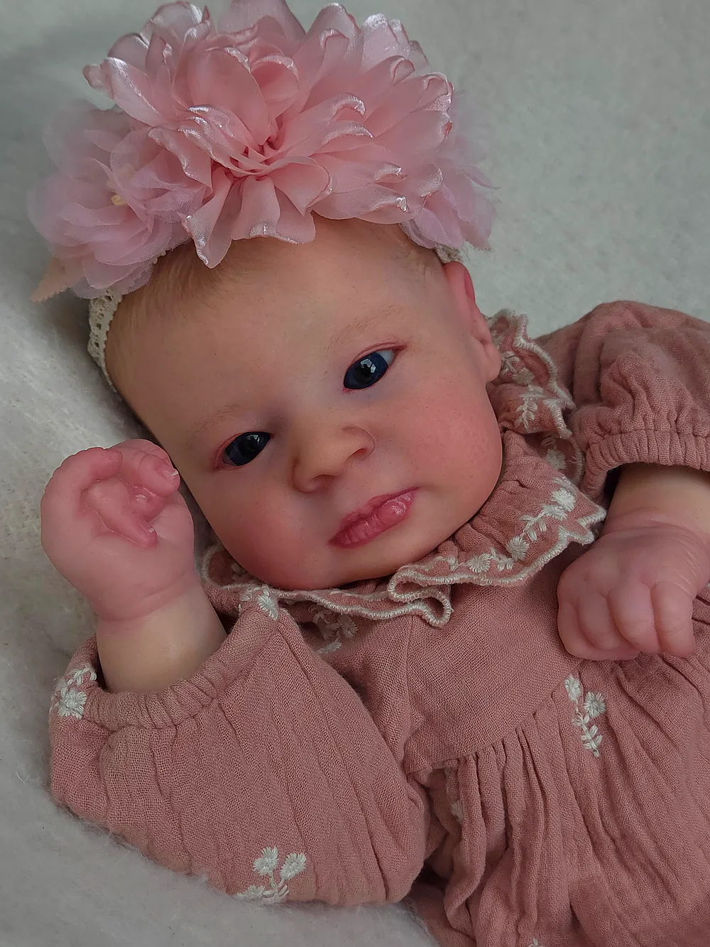 Mary Awake Reborn Baby Doll by Melissa O'neill | Hand Crafted Babies