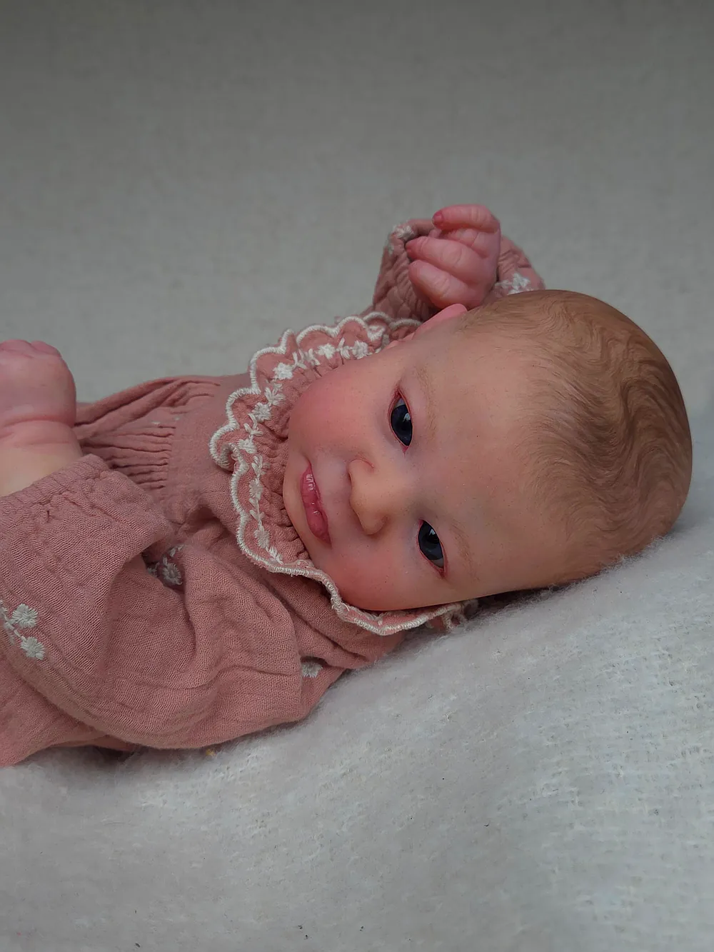 Mary Awake Reborn Baby Doll by Melissa O'neill | Hand Crafted Babies
