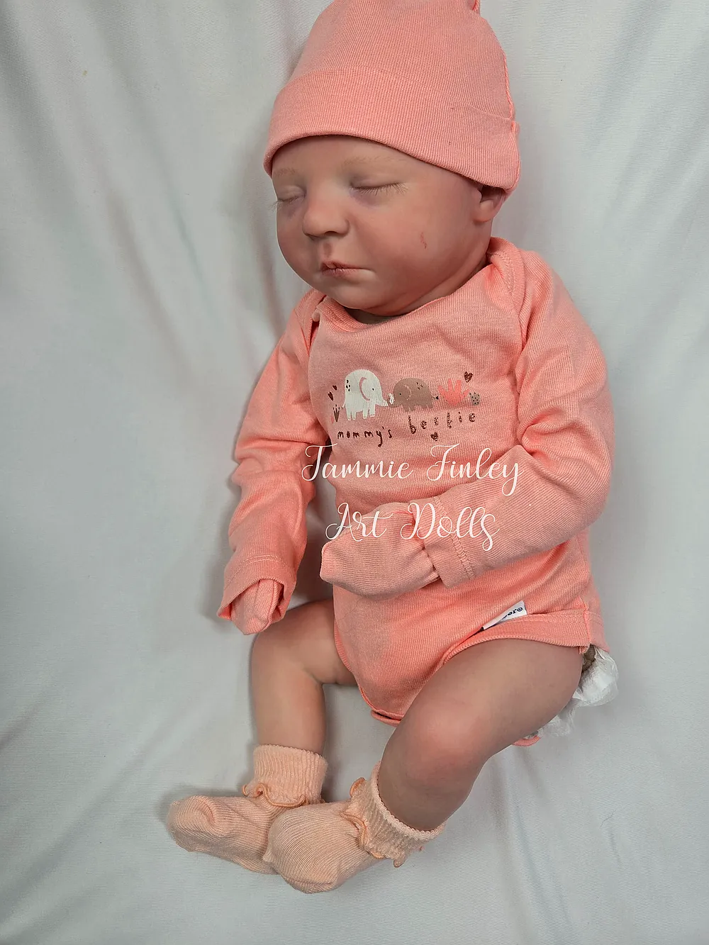 Marissa Asleep reborn doll for sale by Tammie Finley | Tammie