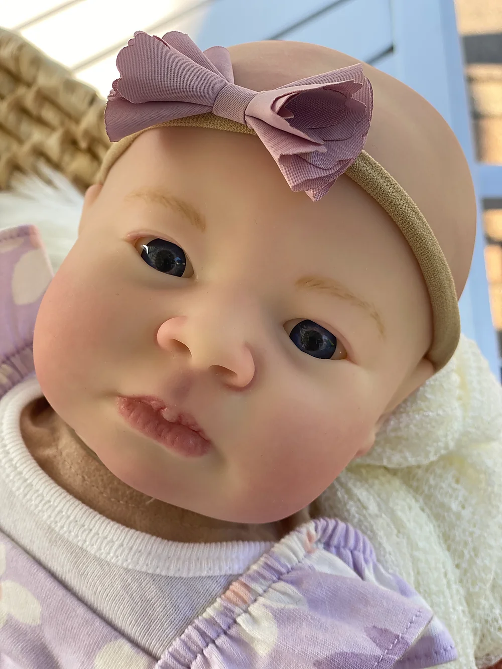 Mary Awake Reborn Baby Doll by Lisa Click | Pookie Blooms Reborns