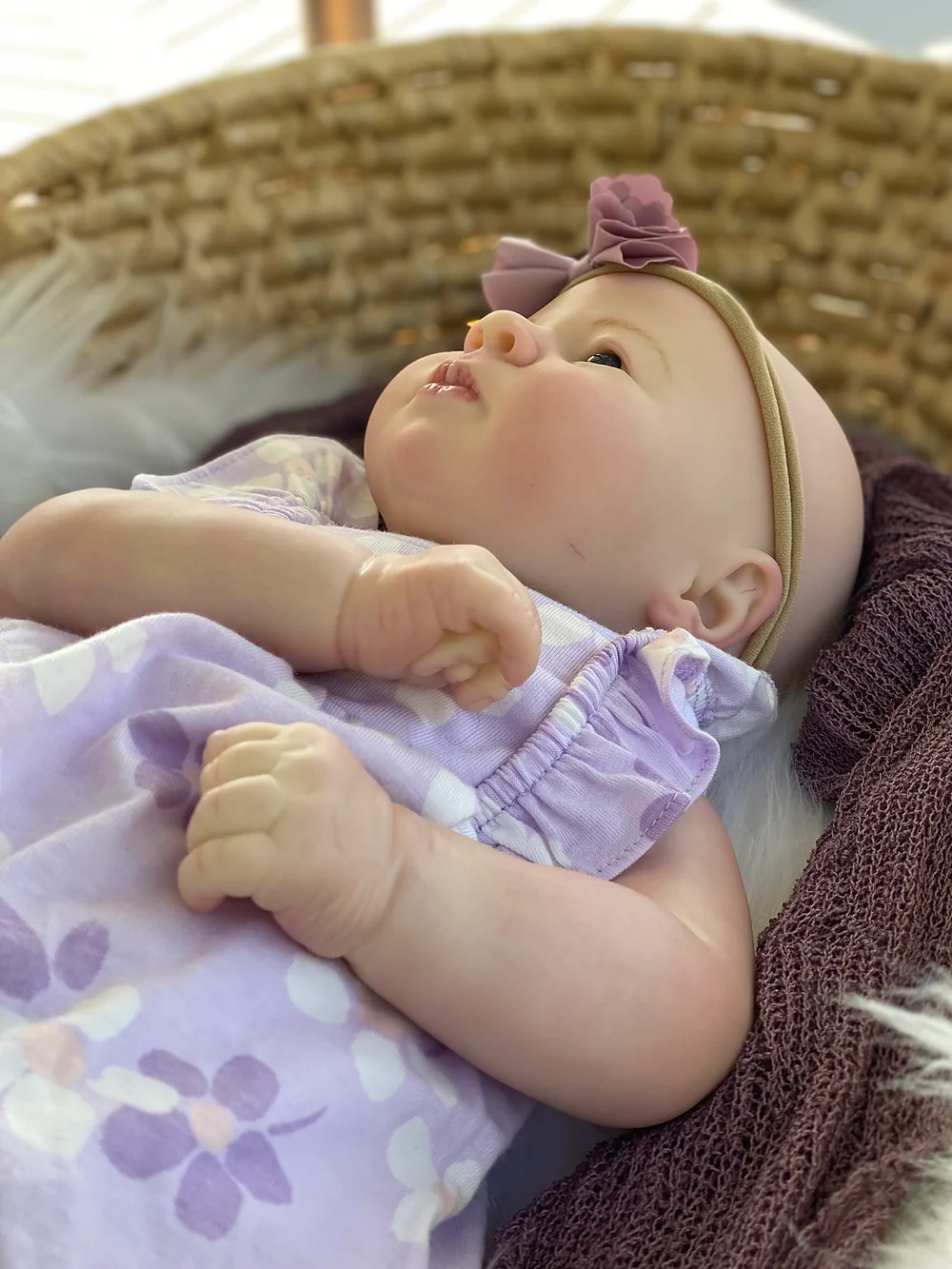 Mary Awake Reborn Baby Doll by Lisa Click | Pookie Blooms Reborns