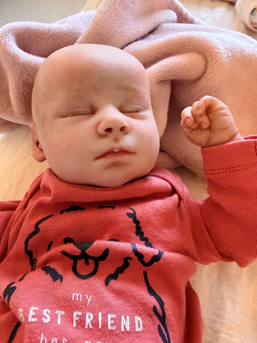 Marnie Sleeping Pre-owned Reborn Baby Doll by Abbigail Shupe