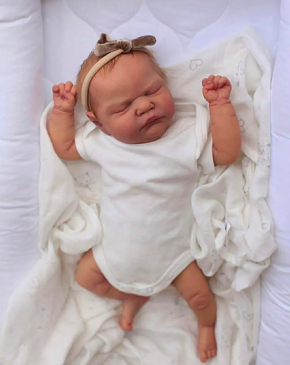 Bébé Reborn Romain - Création Nurserydannie - Adorable Poupée Vinyle (prix Sacrifié)