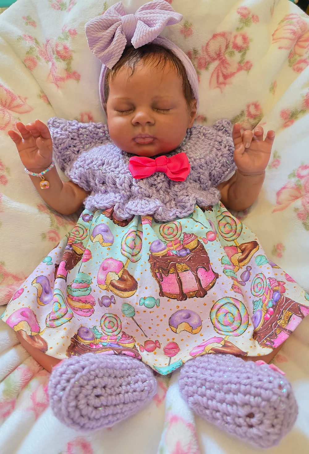 Esenia Pre-owned Reborn Baby Doll by Pamela Tilton | Melissa's Cradle