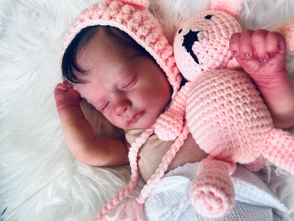 Ashley Asleep Reborn Baby Doll by Abigail Wood | Southern Baby In