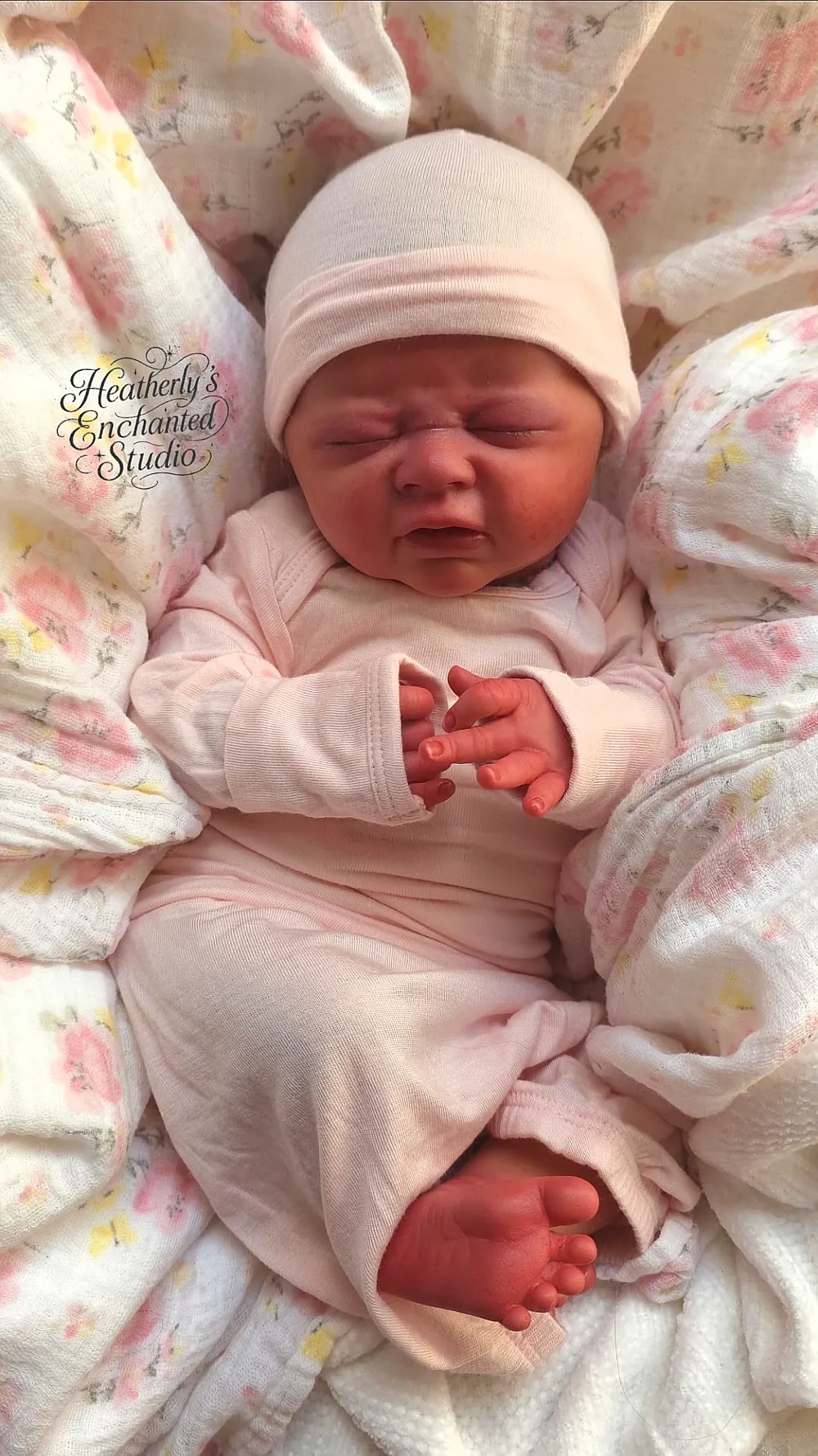 Odessa reborn doll for sale by Heather Hutmaker | Enchanted Studio
